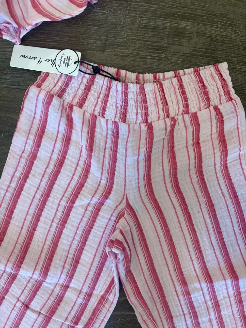 Feather 4 Arrow Island Smocked Tank & Playa Pant Outfit - NEW! Size 8-9